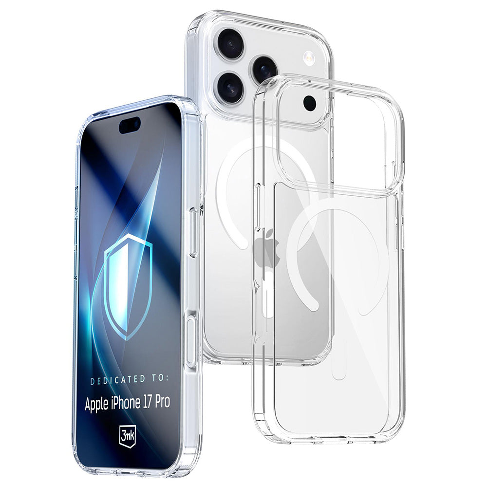 Θήκη MagSafe για Apple iPhone 17 Pro, 3MK, Armor MagCase, Διάφανη