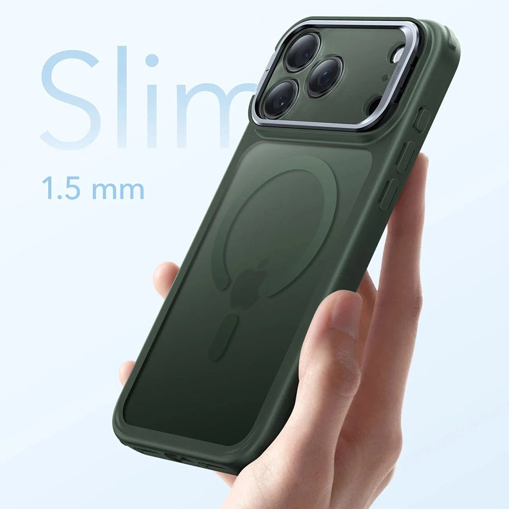 Θήκη MagSafe για Apple iPhone 17 Pro, ESR, Classic Hybrid Kickstand, Πράσινο Σατέν