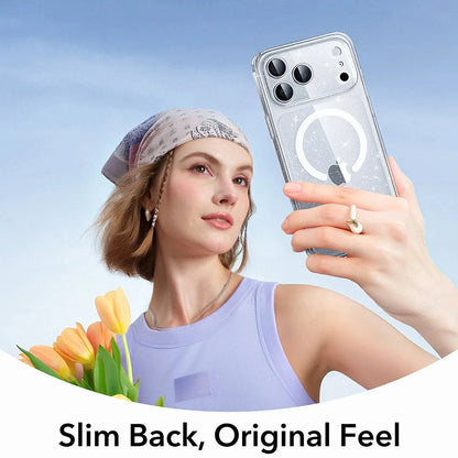 Θήκη MagSafe για Apple iPhone 17 Pro, ESR, Classic Hybrid Shimmer, Διαφανής