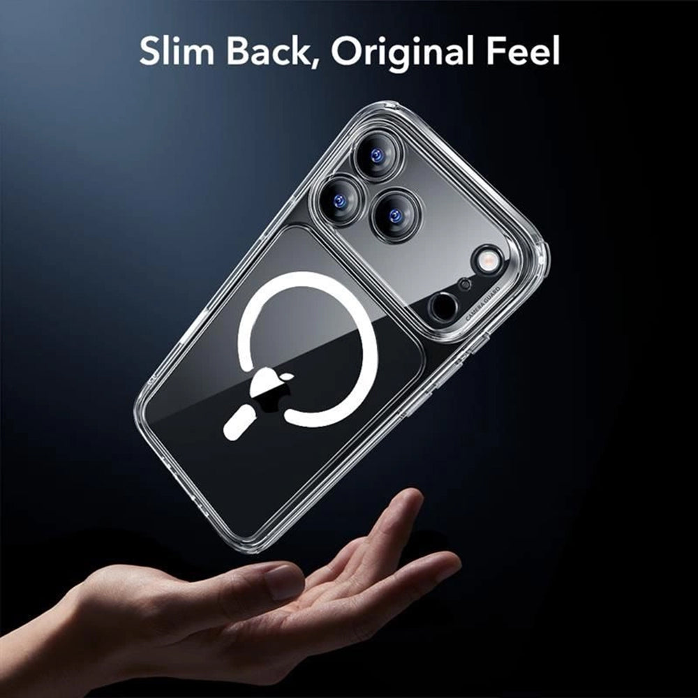 Θήκη MagSafe για Apple iPhone 17 Pro, ESR, Classic Hybrid με Προστατευτικό Οθόνης, Διάφανη