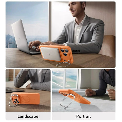 Θήκη MagSafe για Apple iPhone 17 Pro, ESR, Cloud Soft Kickstand, Πορτοκαλί