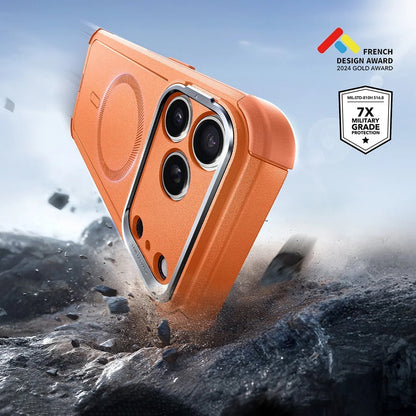 Θήκη MagSafe για Apple iPhone 17 Pro, ESR, Cyber Armor Kickstand, Πορτοκαλί
