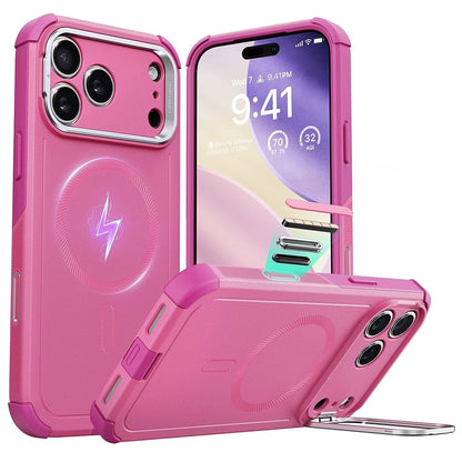 Θήκη MagSafe για Apple iPhone 17 Pro, ESR, Cyber Armor Kickstand, Ροζ