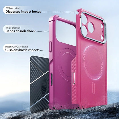 Θήκη MagSafe για Apple iPhone 17 Pro, ESR, Cyber Armor Kickstand, Ροζ