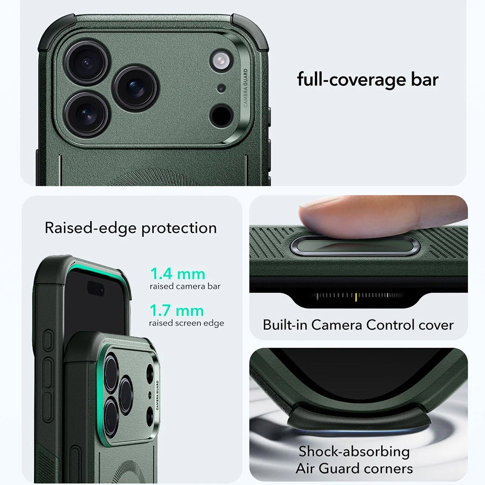 Θήκη MagSafe για Apple iPhone 17 Pro, ESR, Cyber, Πράσινη