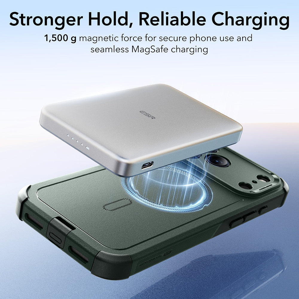 Θήκη MagSafe για Apple iPhone 17 Pro, ESR, Cyber, Πράσινη