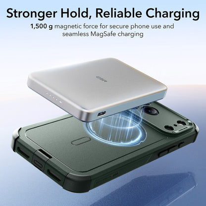 Θήκη MagSafe για Apple iPhone 17 Pro, ESR, Cyber, Πράσινη
