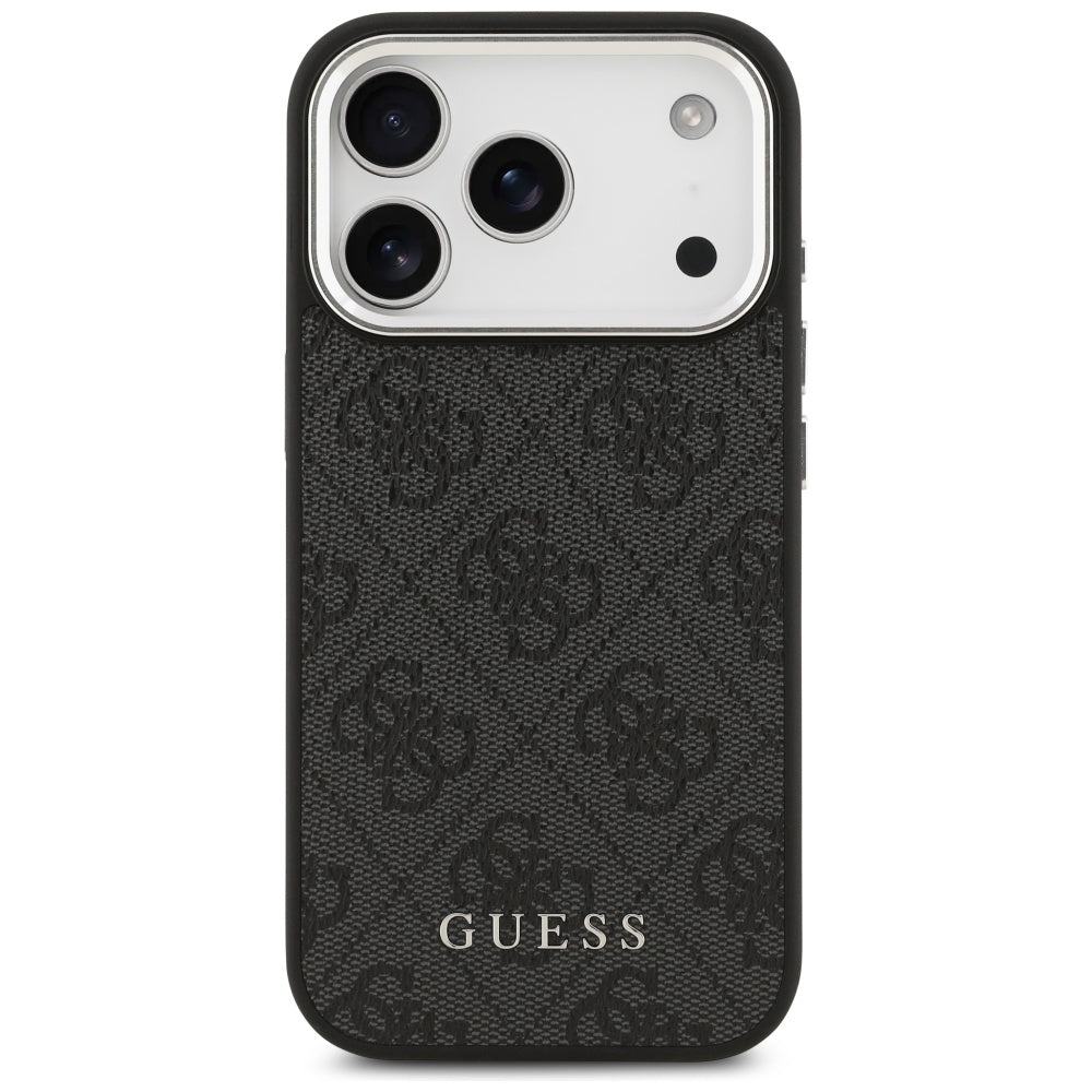 Θήκη MagSafe για Apple iPhone 17 Pro, Guess, 4G Classic Logo, Μαύρη