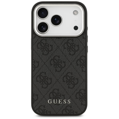 Θήκη MagSafe για Apple iPhone 17 Pro, Guess, 4G Classic Logo, Μαύρη