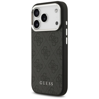 Θήκη MagSafe για Apple iPhone 17 Pro, Guess, 4G Classic Logo, Μαύρη