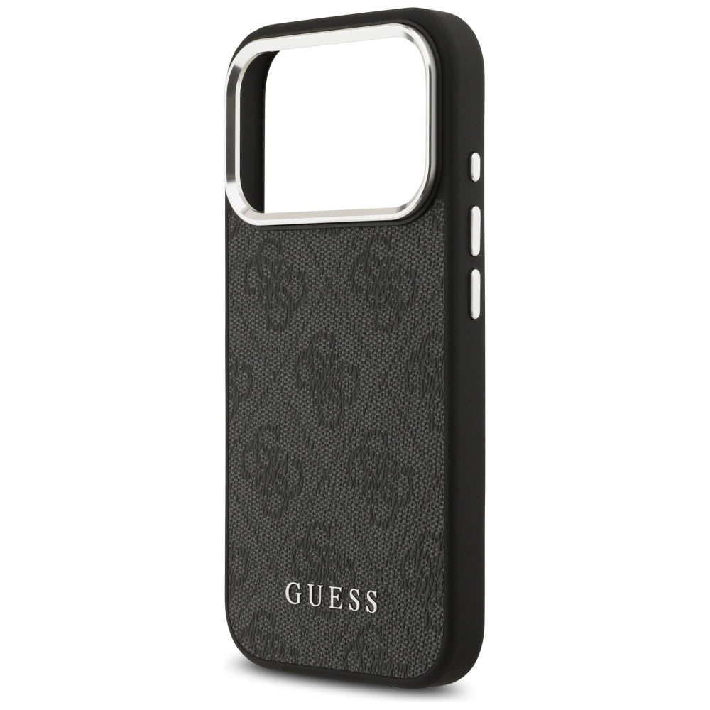 Θήκη MagSafe για Apple iPhone 17 Pro, Guess, 4G Classic Logo, Μαύρη