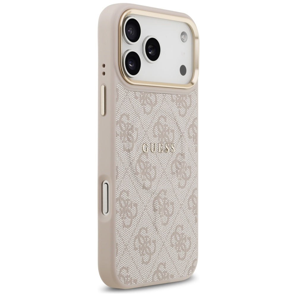 Θήκη MagSafe για Apple iPhone 17 Pro, Guess, 4G Classic, Ροζ