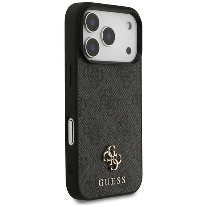 Θήκη MagSafe για Apple iPhone 17 Pro, Guess, 4G Small and Classic Logo, Μαύρη