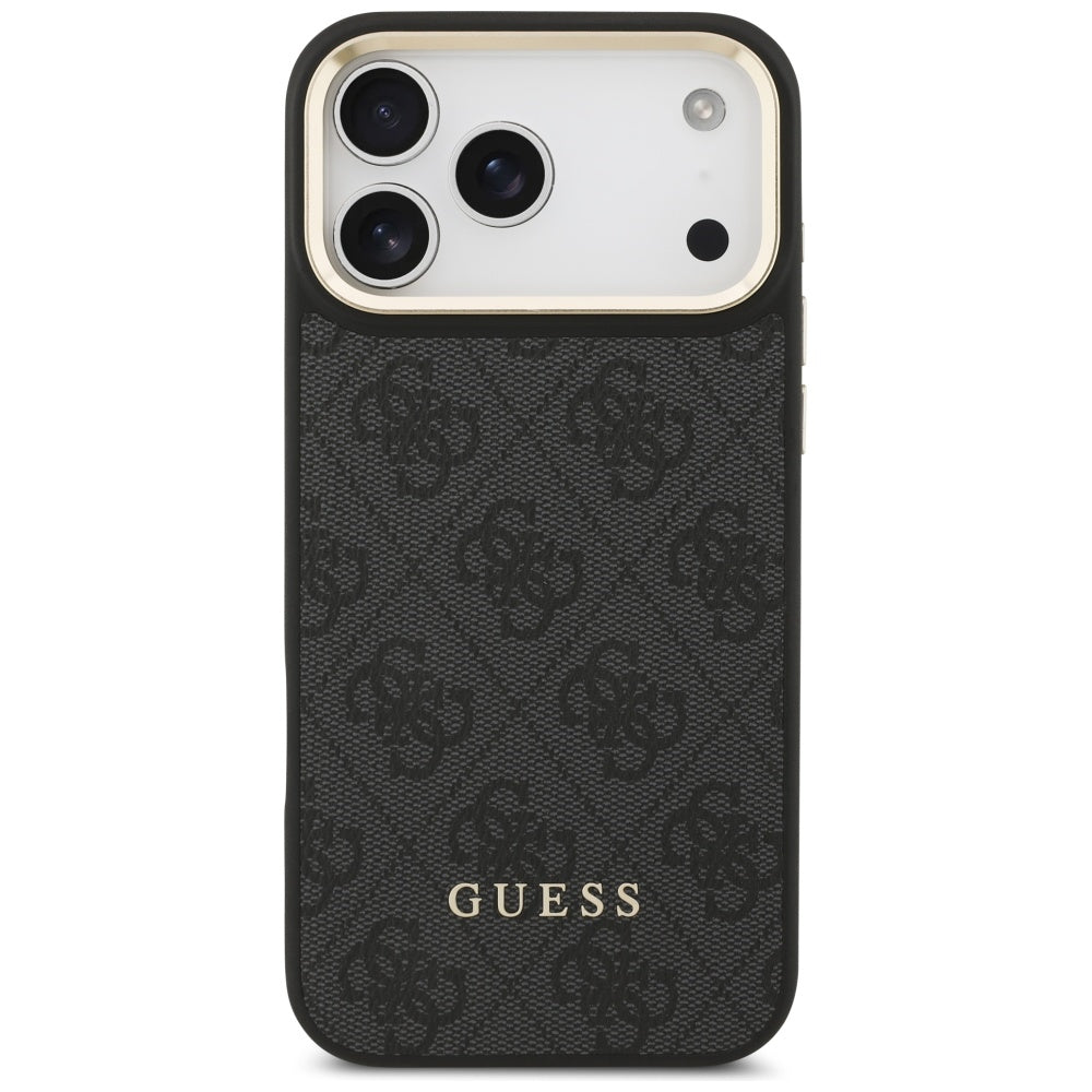 Θήκη MagSafe για Apple iPhone 17 Pro, Guess, Cardslot 4G, Μαύρη