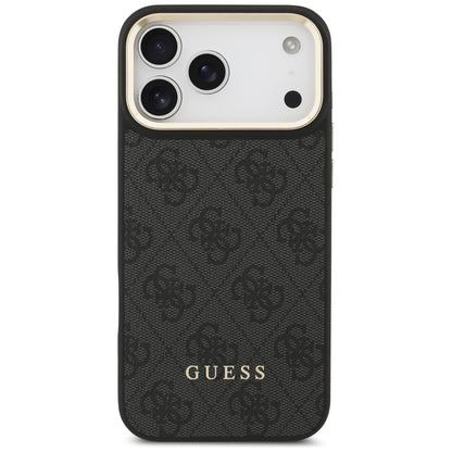 Θήκη MagSafe για Apple iPhone 17 Pro, Guess, Cardslot 4G, Μαύρη