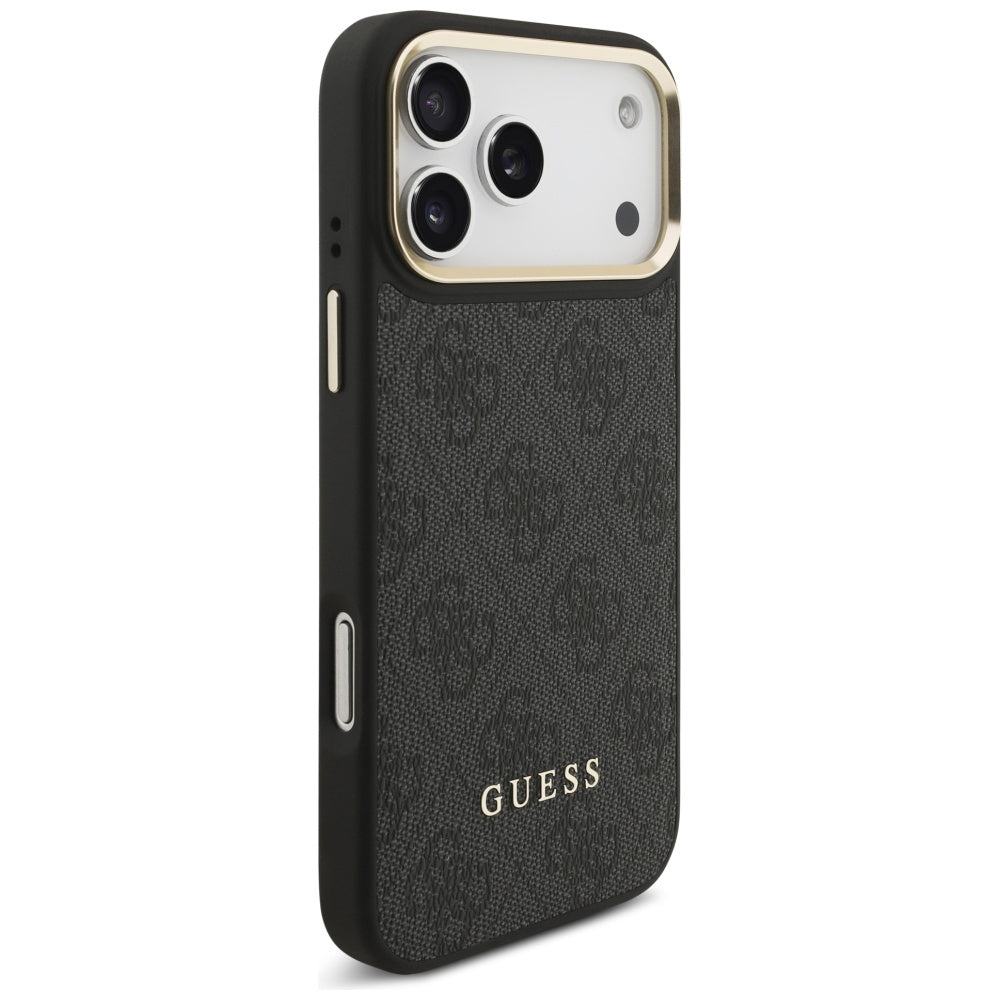 Θήκη MagSafe για Apple iPhone 17 Pro, Guess, Cardslot 4G, Μαύρη