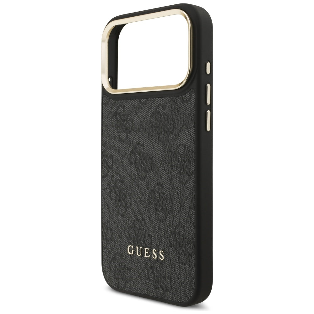 Θήκη MagSafe για Apple iPhone 17 Pro, Guess, Cardslot 4G, Μαύρη