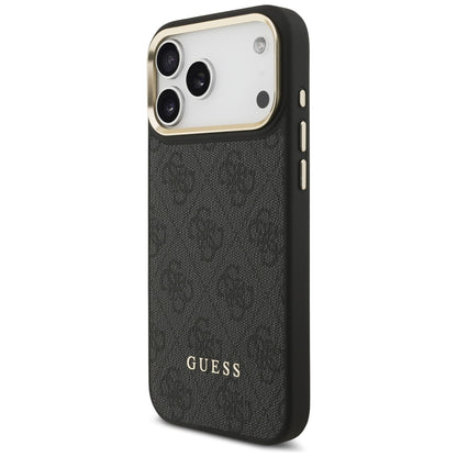 Θήκη MagSafe για Apple iPhone 17 Pro, Guess, Cardslot 4G, Μαύρη