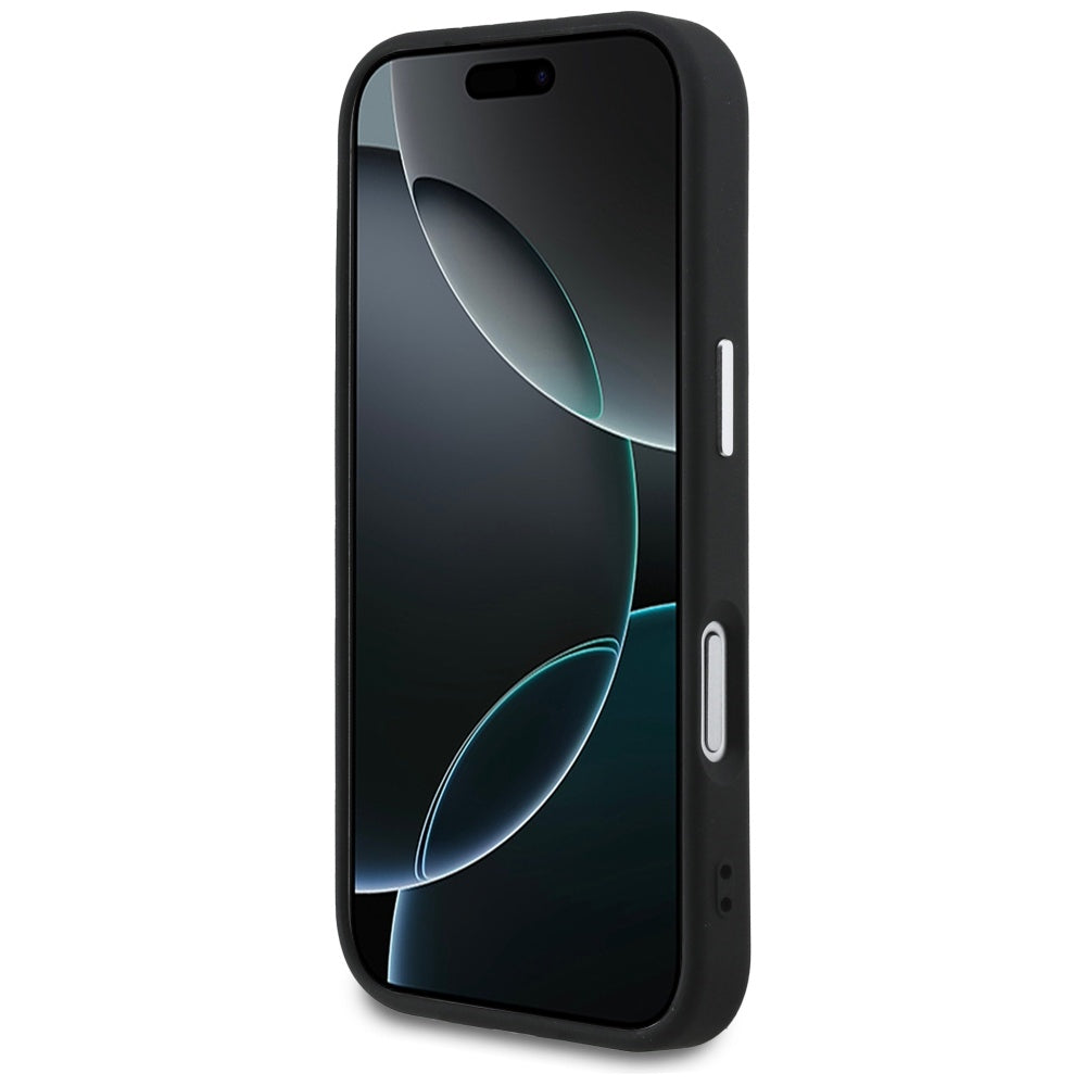 Θήκη MagSafe για Apple iPhone 17 Pro, Guess, Classic Logo, Μαύρη