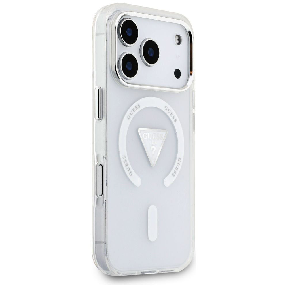 Θήκη MagSafe για Apple iPhone 17 Pro, Guess, IML Gradient Triangle Logo, Διαφανής