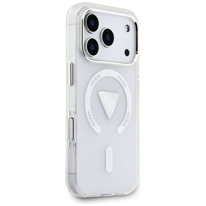 Θήκη MagSafe για Apple iPhone 17 Pro, Guess, IML Gradient Triangle Logo, Διαφανής