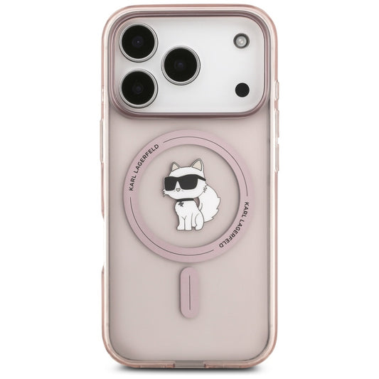 Θήκη MagSafe για Apple iPhone 17 Pro, Karl Lagerfeld, IML Choupette, Ροζ