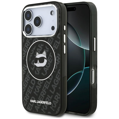 MagSafe Case for Apple iPhone 17 Pro, Karl Lagerfeld, IML Choupette's Head, Black