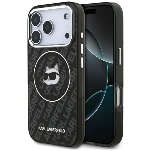 Θήκη MagSafe για Apple iPhone 17 Pro, Karl Lagerfeld, IML Choupette`s Head, Μαύρη