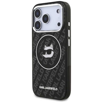 MagSafe Case for Apple iPhone 17 Pro, Karl Lagerfeld, IML Choupette's Head, Black