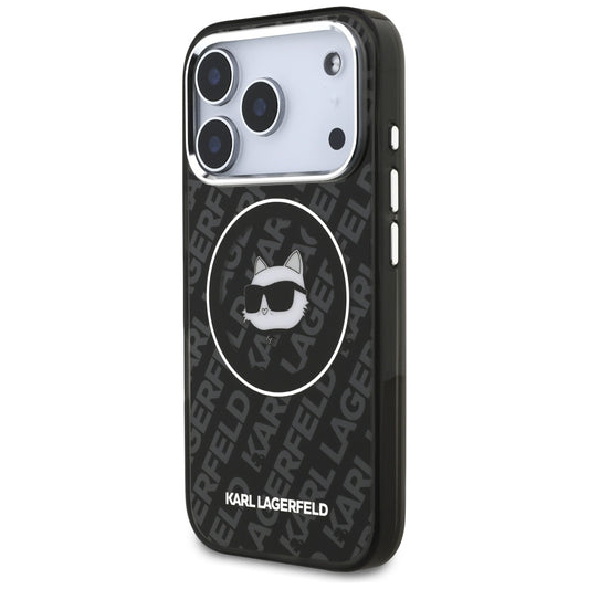 Θήκη MagSafe για Apple iPhone 17 Pro, Karl Lagerfeld, IML Choupette`s Head, Μαύρη