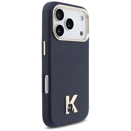 MagSafe Case for Apple iPhone 17 Pro, Karl Lagerfeld, Karl Head Logo, Blue