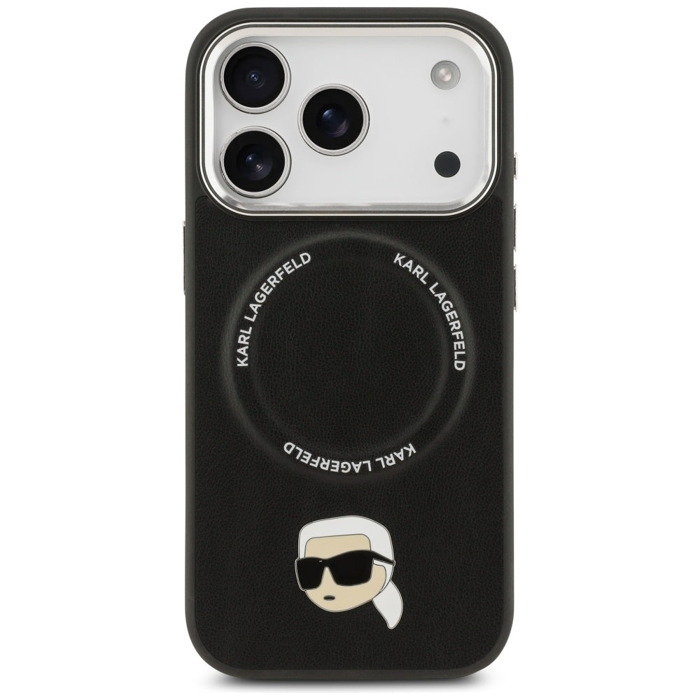 Θήκη MagSafe για Apple iPhone 17 Pro, Karl Lagerfeld, Karl Pin, Μαύρη