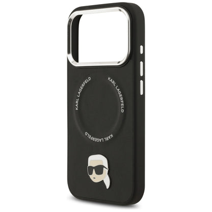 Θήκη MagSafe για Apple iPhone 17 Pro, Karl Lagerfeld, Karl Pin, Μαύρη