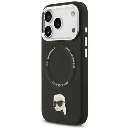 Θήκη MagSafe για Apple iPhone 17 Pro, Karl Lagerfeld, Karl Pin, Μαύρη