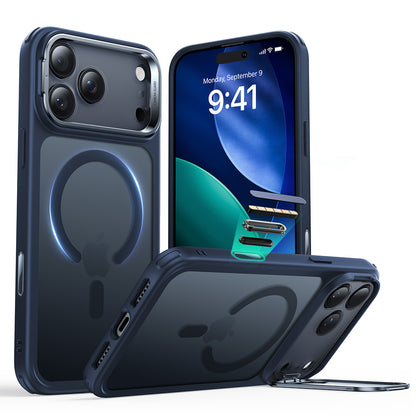 Θήκη MagSafe για Apple iPhone 17 Pro Max, ESR, Classic Hybrid Kickstand, Σατινέ Μπλε