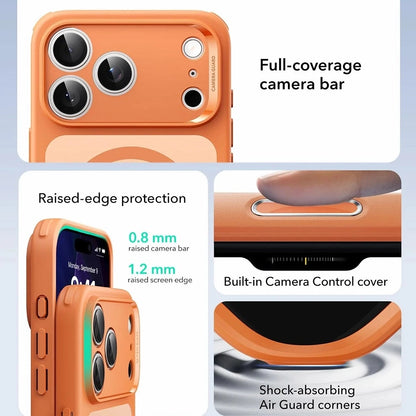 MagSafe Case for Apple iPhone 17 Pro Max, ESR, Classic Hybrid Slide, Satin Orange