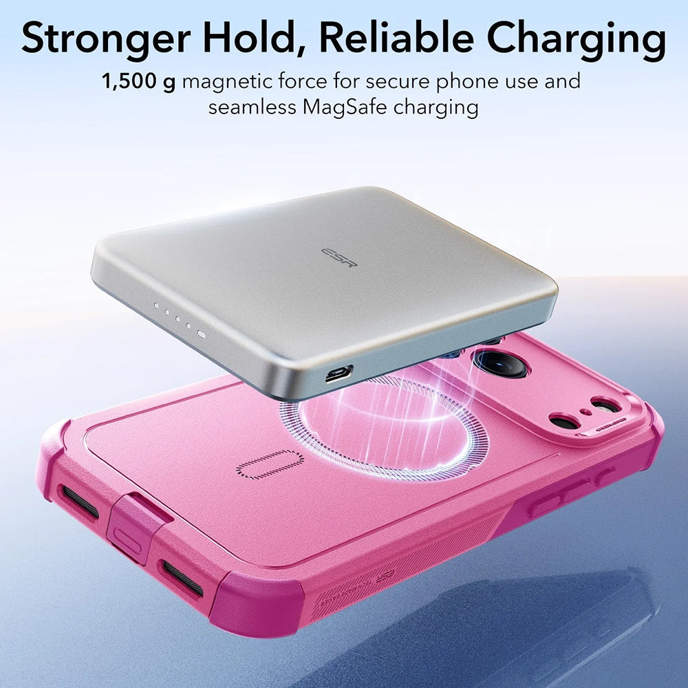 Θήκη MagSafe για Apple iPhone 17 Pro Max, ESR, Cyber, Ροζ