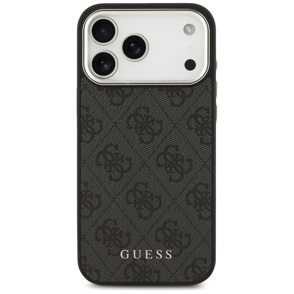Θήκη MagSafe για Apple iPhone 17 Pro Max, Guess, 4G Classic Logo, Μαύρη