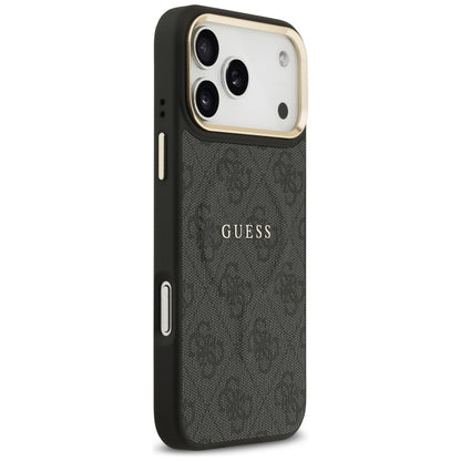Θήκη MagSafe για Apple iPhone 17 Pro Max, Guess, 4G Classic, Μαύρη