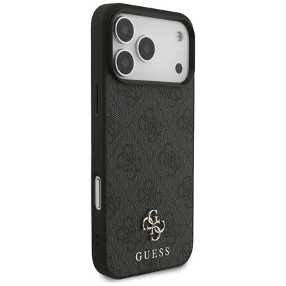 Θήκη MagSafe για Apple iPhone 17 Pro Max, Guess, 4G Small and Classic Logo, Μαύρη