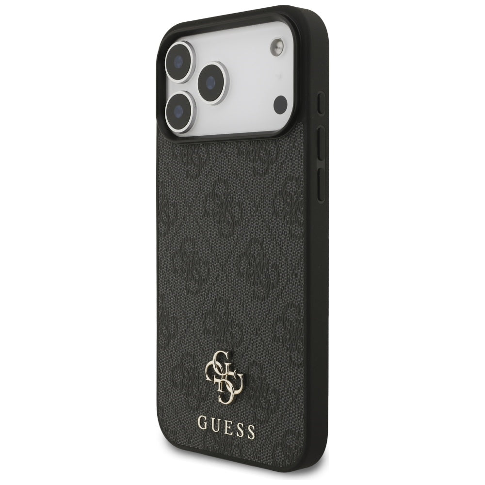 Θήκη MagSafe για Apple iPhone 17 Pro Max, Guess, 4G Small and Classic Logo, Μαύρη