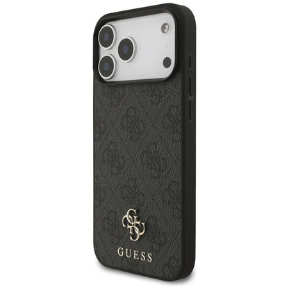 Θήκη MagSafe για Apple iPhone 17 Pro Max, Guess, 4G Small and Classic Logo, Μαύρη