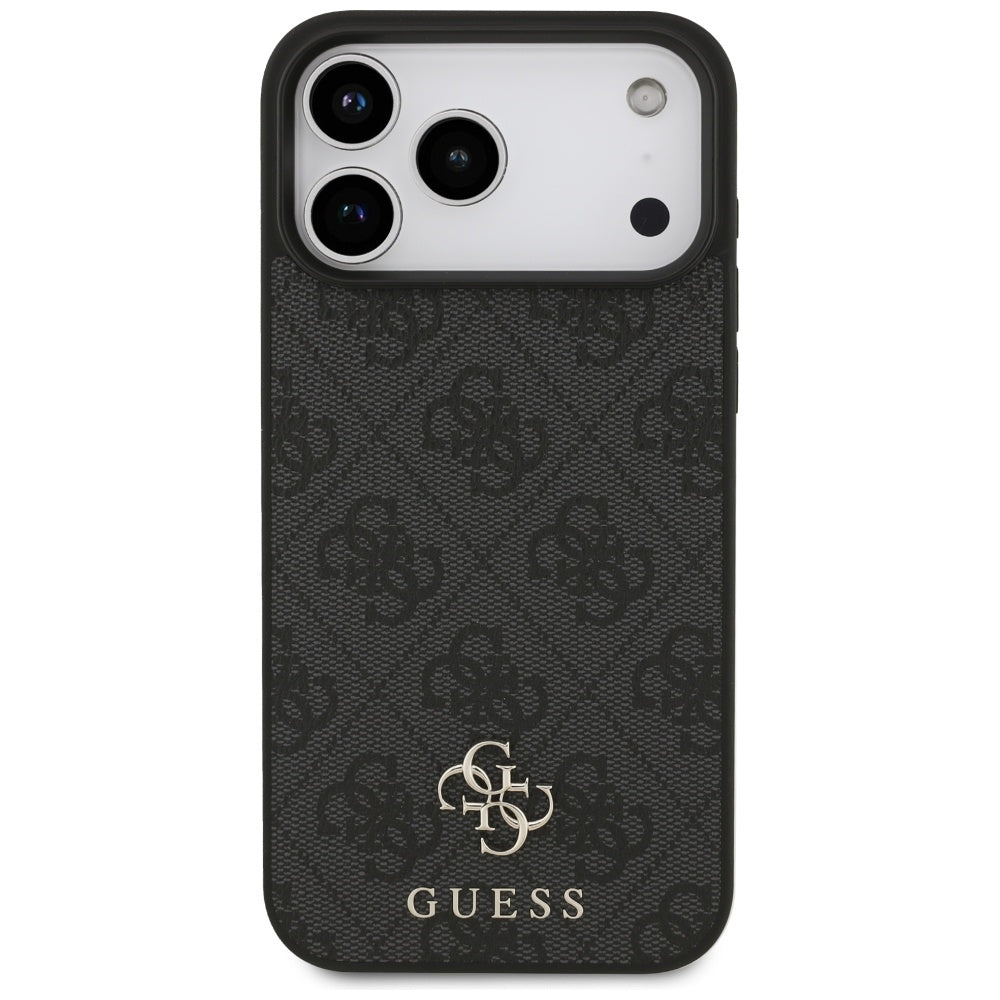 Θήκη MagSafe για Apple iPhone 17 Pro Max, Guess, 4G Small and Classic Logo, Μαύρη