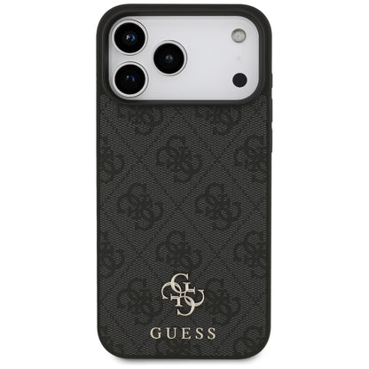 Θήκη MagSafe για Apple iPhone 17 Pro Max, Guess, 4G Small and Classic Logo, Μαύρη