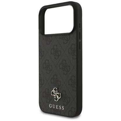 Θήκη MagSafe για Apple iPhone 17 Pro Max, Guess, 4G Small and Classic Logo, Μαύρη