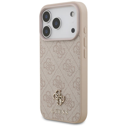 Θήκη MagSafe για Apple iPhone 17 Pro Max, Guess, 4G Small and Classic Logo, Ροζ