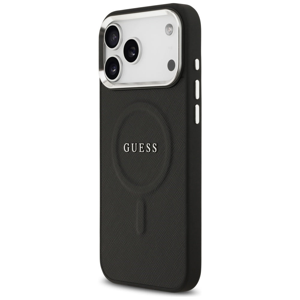 Θήκη MagSafe για Apple iPhone 17 Pro Max, Guess, Classic Logo, Μαύρη
