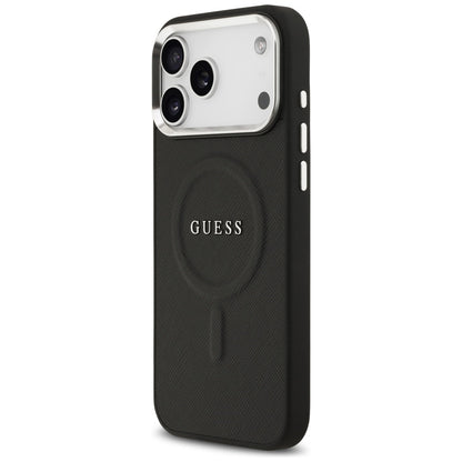 Θήκη MagSafe για Apple iPhone 17 Pro Max, Guess, Classic Logo, Μαύρη