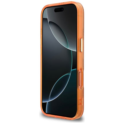 Θήκη MagSafe για Apple iPhone 17 Pro Max, Guess, IML Peony Dot, Πορτοκαλί