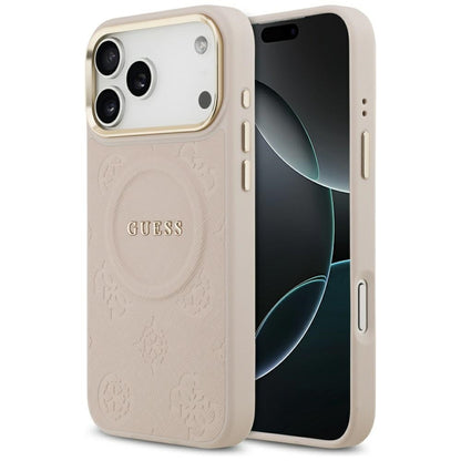 Θήκη MagSafe για Apple iPhone 17 Pro Max, Guess, Peony Hot Stamp, Ροζ
